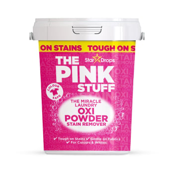 Quitamanchas en polvo color Oxi Powder The Pink Stuff 1 kg.