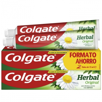Dentífrico con extractos de plantas Herbal Colgate pack de 2 unidades de 75 ml.