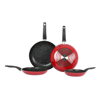 Set 4 Sartenes SANPIETRO Eclipse, Antiadherente, de Aluminio, 20-24-28-30 cm