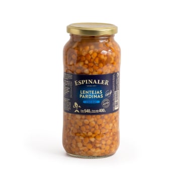 Lenteja pardina cocida Espinaler 400 g.