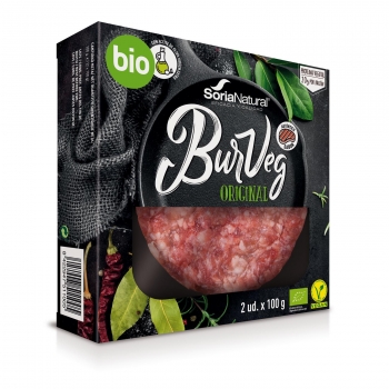 Preparado vegetal original ecológico Burveg Soria Natural pack de 2 unidades de 100 g.