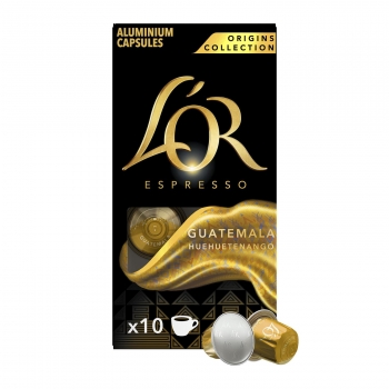 Café Guatemala en cápsulas L'or Espresso compatible con Nespresso 10 unidades de 5,2 g.