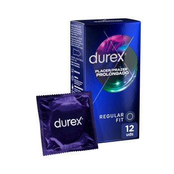 Preservativos placer prolongado con efecto retardante eyaculación Durex 12 ud.