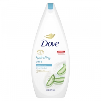 Gel de ducha hidratante de aloe vera con mezcla única de 3 hidratantes Dove 720 ml.