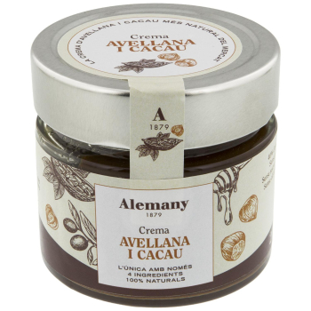 Crema de avellana y cacao Alemany 200 g.