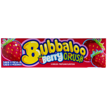 Chicle sabor a fresa Bubbaloo 37 g.