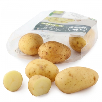 Patata baby al vapor para microondas El Mercado Carrefour bolsa de 400 g
