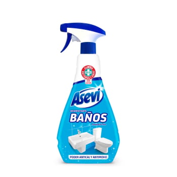 Limpiador de baños desinfectante Asevi 750 ml.