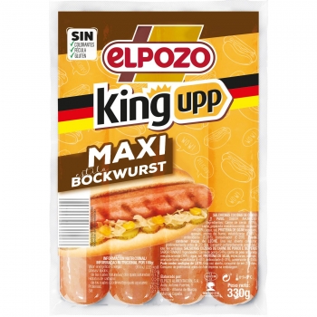 Salchichas King bockwurst ElPozo sin gluten 330 g
