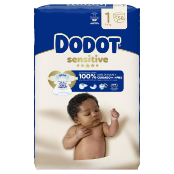 Pañales Dodot Sensitive T1 (2-5 kg) 90 ud.