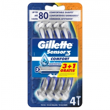 Maquinillas desechables Sensor3 Comfort Gillette 3 ud.