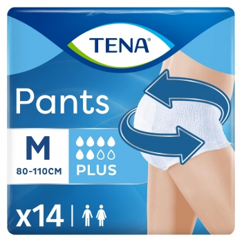 Pants para incontinencia talla M plus Tena 14 ud.