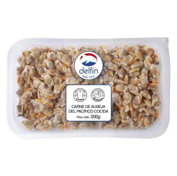 Carne de almeja blanca cocida Delfín 200 g.