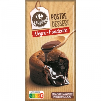 Chocolate puro especial postres Carrefour 200 g.
