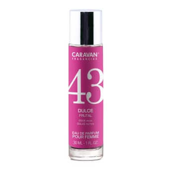Agua de perfume femenina nº 43 dulce frutal Caravan 30 ml.
