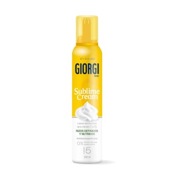 Espuma en crema para rizo definido y nutridos Sublime Giorgi 200 ml.