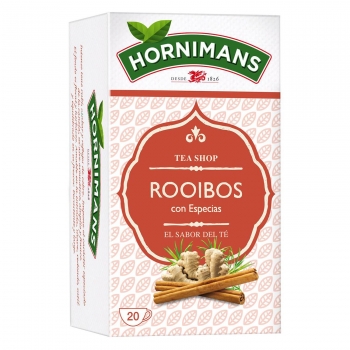 Té Rooibos con especias en bolsitas  Hornimans 20 ud.