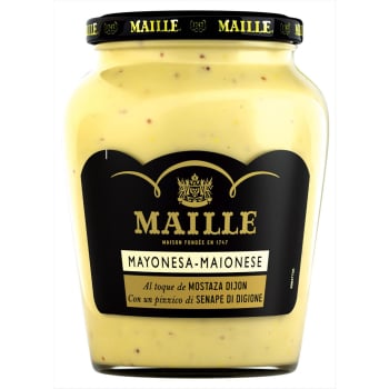 Mayonesa con un toque de mostaza de Dijon Maille tarro 320 g.