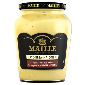 Mayonesa al toque de mostaza antigua Maille tarro 320 g.