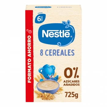 Papilla infantil desde 6 meses 8 cereales Nestlé 900 g. 