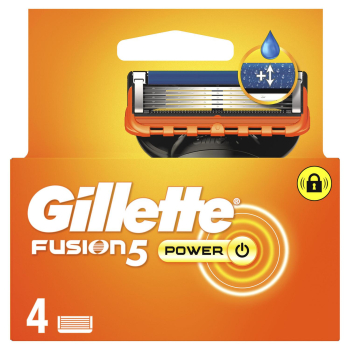 Recambio para maquinilla Fusion5 Power Gillette 4 ud.