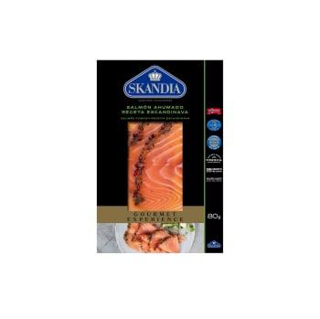 Salmón ahumado Skandia sin gluten 80 g