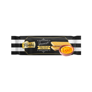 Barquillos rellenos de crema catalana Florbú 150 g.