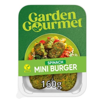 Mini hamburguesa de espinaca Garden Gourmet 160 g.