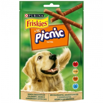 Snack de pollo para perros Purina Friskies Picnic 126 g