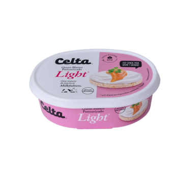 Crema de queso blanco light Celta 180 g.