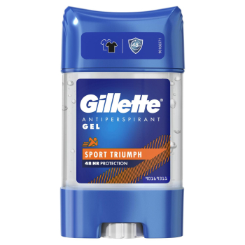 Desodorante en gel antitranspirante sport triumph Gillette 70 ml.