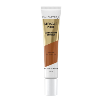 Bronceador líquido Miracle Pure Golden Glow 001 light-to-medium Max Factor 15 ml.