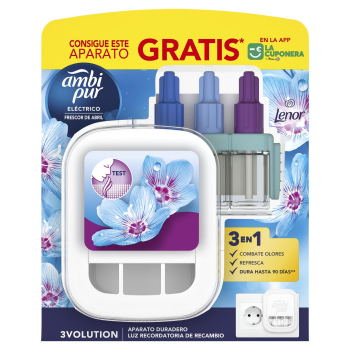 Ambientador eléctrico frescor de abril Lenor recambio Ambi Pur 1 ud.