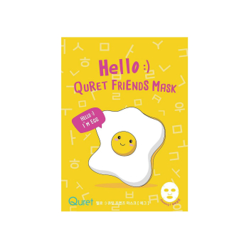 Mascarilla facial hello :) friends huevo Quret 1 ud.