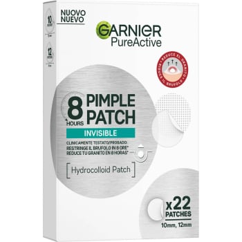 Parche con tecnología hidrocoloide con BHA para granitos Garnier Pure Active 22 ud.