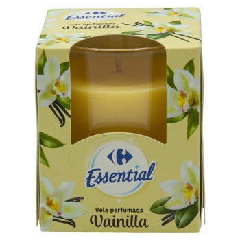 Vela perfumada de vainilla Carrefour Essential 1 ud.