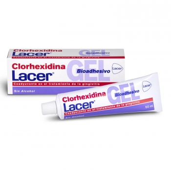 Gel bioadhesivo tratamiento gingivitis Clorhexidina Lacer 50 ml.