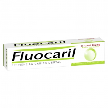 Dentífrico anti-caries sabor menta Bi-Fluoré 250 Fluocaril 125 ml.