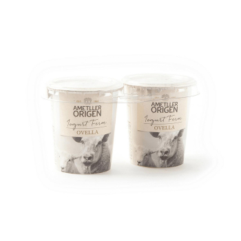 Yogur natural de oveja Ametller Origen pack de 2 unidades de 125 g. 2 x 125 g