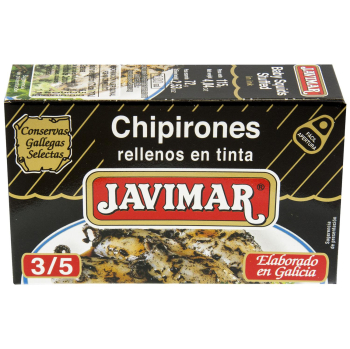 Chipirones rellenos en su tinta Javimar 72 g.