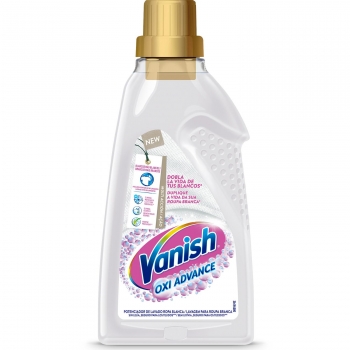 Quitamanchas ropa blanca elimina olores potenciador de lavado en gel Oxi Advance Vanish 1500 ml.