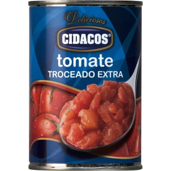 Tomate trozeado Cidacos 410 g.