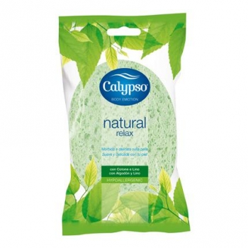 Esponja de baño con fibras naturales Calypso 1 ud.