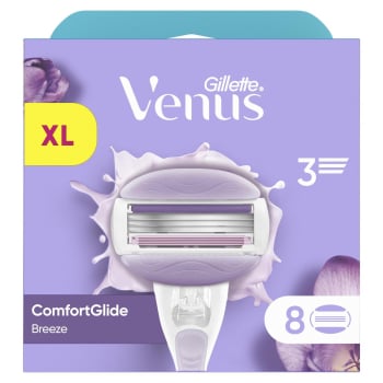 Recambio de maquinilla Venus comfortGlide Breeze Gillette 8 ud.
