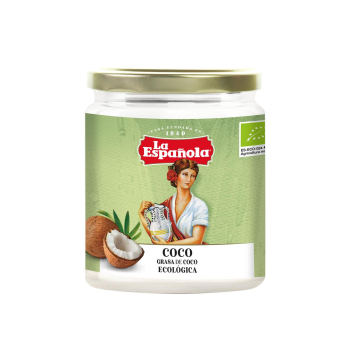 Aceite de coco ecológico La Española 375 ml.