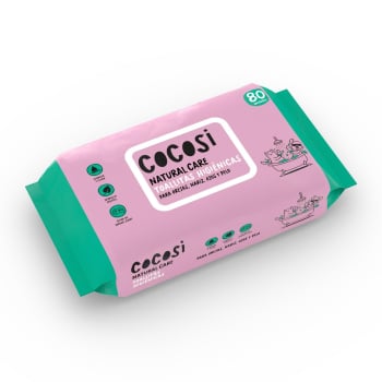 Toallitas de limpieza para mascotas Cocosi 80 uds