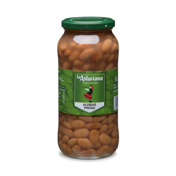 Alubia pinta cocida La Asturiana 400 g.