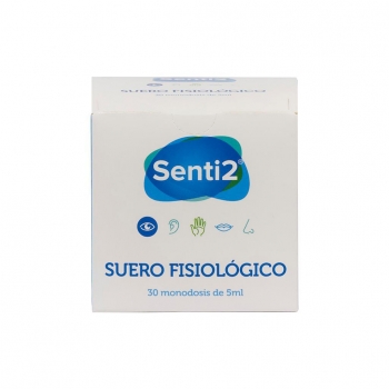 Suero fisiológico SENTI2 pack 30 monodosis de 5 ml