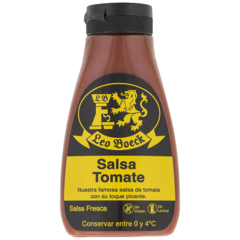Salsa tomate Leo Boeck sin gluten sin lactosa 250 ml.