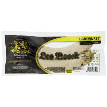 Salchichas bratwurst Leo Boeck sin gluten sin lactosa 240 g.